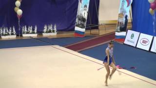 Бубенщикова Анна, булавы. Чемпионат России 2015, Пенза.