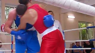 Фрагмент поединка.(75 кг) Харченко Игорь (ДЮСШ-5) 2-1 Москальков Владислав (ДЮСШ-5)