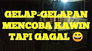 SUASANA KANDANG TENGAH MALAM. AKTIVITAS TERNAK; BEBEK ENTOK, ITIK, SOANG/ANGSA.
