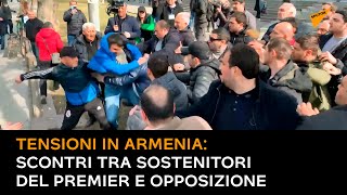 Tensioni in Armenia: scontri tra sostenitori del premier e opposizione