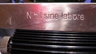 ЛАЗЕРНО-ВОДЯНАЯ ГРАВИРОВКА НЕРЖАВЕЮЩЕЙ СТАЛИ / LASER-ENGRAVED WATER STAINLESS STEEL