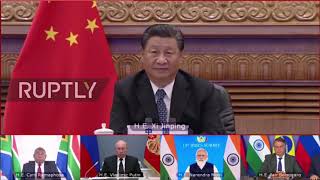 BRICS countries "have become an important force on the intl stage" - Xi at virtual group summit