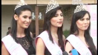 Prachi , Vanya and Rochelle at the Pantaloons Femina Miss India 2012 Press Conference