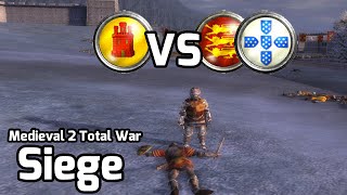 Medieval 2 Total War Online Battle #167 (1v2 Siege) - Street Defense