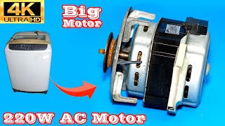 Get free induction motor from an old washing machine