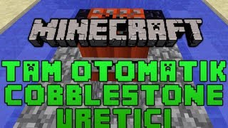 Minecraft Tam Otomatik Cobblestone Üreticisi