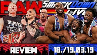 WWE RAW vs. SmackDown Review - KOFI KÄMPFT! - 18./19.03.19 (Wrestling Podcast Deutsch)