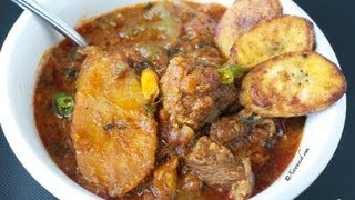 Somali Plantain Stew (Maraq Moos Bukiini)  مرقة بموز الجنة