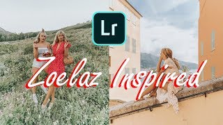 How to Edit like @zoelaz Instagram | Free Lightroom Mobile Preset