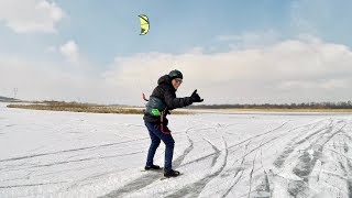 Today I went ice kiting KEVVLOG #205
