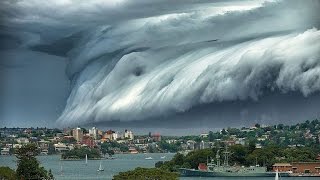 Онлайн съёмки цунами  Разрушительная волна  Tsunami caught on camera part1