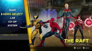 Marvel Ultimate Alliance 3 - Chapter 2: SHIELD Point Tutorial: Hero Select, Lab, Unlock Nodes (2019)