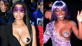 Nicki Minaj SLAMS Claims She Stole Lil' Kim's Look & Credits Picasso For Paris FW Inspiration