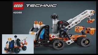 Lego Technic 42088 model B Tow Truck speed build