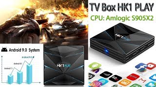 Новинка TV Box HK1 PLAY на Amlogic S905X2 Android 9.0 Unboxing