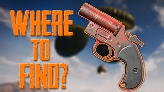 ?WHERE TO FIND FLARE GUN ?? BEST PLACES TO GET FLARE GUN, PUBG MOBILE