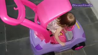 Carrinho Roller Baby Fit com som e luzes Magic Toys Unboxing montando análise brinquedos surpresas