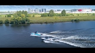 Серфинг на реке в Тушино-2018