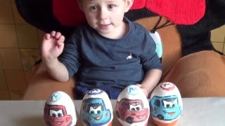Тачка маквин яйца с сюрпризами сделаны дома !surprise egg Disney CARS toys