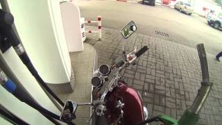 On the run Honda VRX400 #6