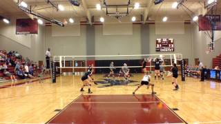 BHS VB vs Northside Set 2 on 10-6-14