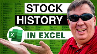 STOCKHISTORY Function In Excel - Episode 2334
