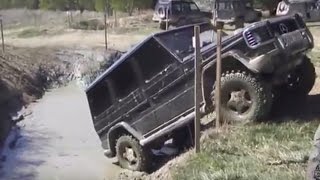 Toyota Prado vs Range Rover Voque vs Gelandewagen Off road