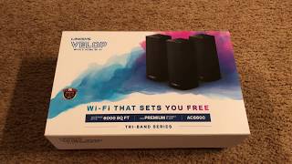 Linksys Velop Tri-Band Mesh WiFi Router AC6600 Unboxing Review