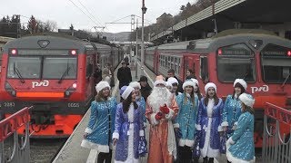 В Новый год на электричке. РЖД СКЖД Ессентуки-Кисловодск
