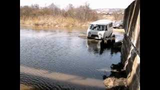 Речка Березовка и Chevrolet Niva, УАЗ буханка, Toyota Harrier