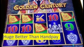 Huge Better Than Handpay! $2.50 Bet Golden Century Dragon Link