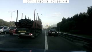 ДТП с Ауди ТТ. 10-07-13, 46 км МКАД