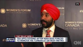 TSA apologizing after man was forced to remove his turban at Detroit Metro