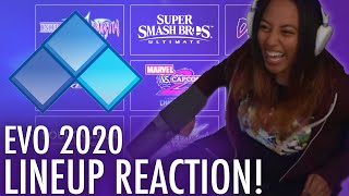EVERYTHING I WANTED! | EVO 2020 Game Lineup REACTION!
