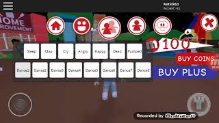 Танцую в ROBLOX под песню хей малявка извините за плохое качество
