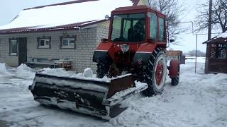 МТЗ-82 Уборка снега