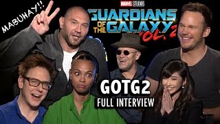 What does ROCKET RACOON smell like?? GOTG2 FULL INTERVIEW ✨