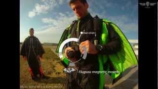 Flugsau GoPro magnet mount - proximity flying wingsuit Switzerland