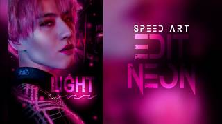 Neon edit¬ speed art¬