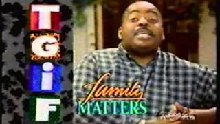 1995   Family Matters TGIF TV Spot