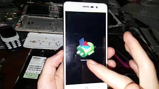 Doogee X10 hard reset сброс настроек графический ключ пароль зависает тормозит висит на заставке