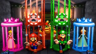 Mario Party The Top 100 MiniGames - Mario Vs Luigi Vs Rosalina Vs Peach (Master Cpu)