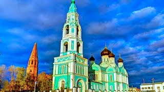 Яранск - старинный русский город в Кировской области на реке Ярани, Россия