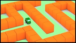 EGG MAZE! - Cartoon Cars Easter Egg Hunt - Puzzle Game! Childrens Animation. Kids Cartoons