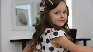 Красивая прическа для девочки на праздник | Милые кудряшки ♥ Lovely Kids
