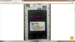 Maxtel Max 20 Flash File,Update Firmware Download,