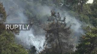Turkey: Wildfires continue in Marmaris as blaze spreads across coast