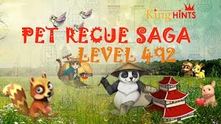 Pet Rescue Saga Level 492 Walkthrough | 2015