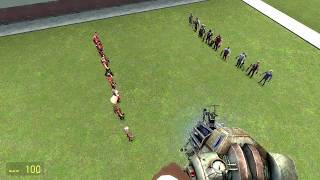 Garry's Mod tf2 bots fight