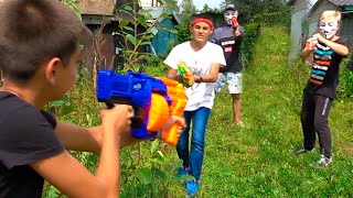 Nerf War Уничтожить Алекс Бро || Nerf War Destroy Alex Bro